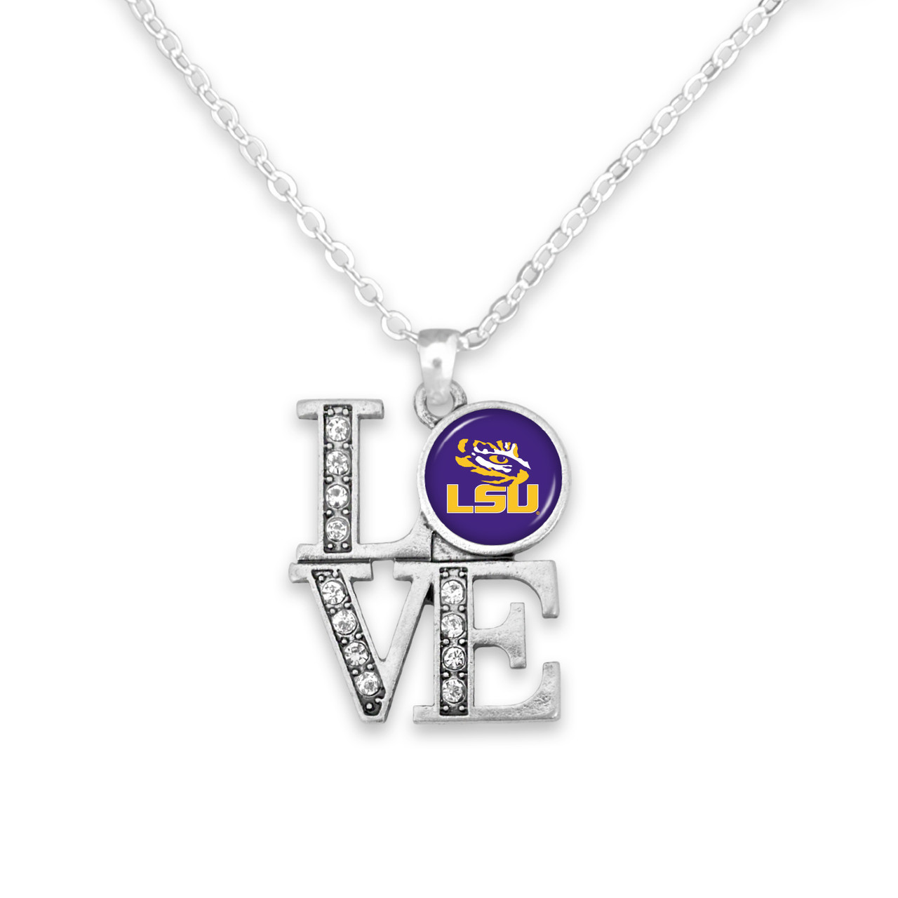 LSU Tigers Necklace- LOVE