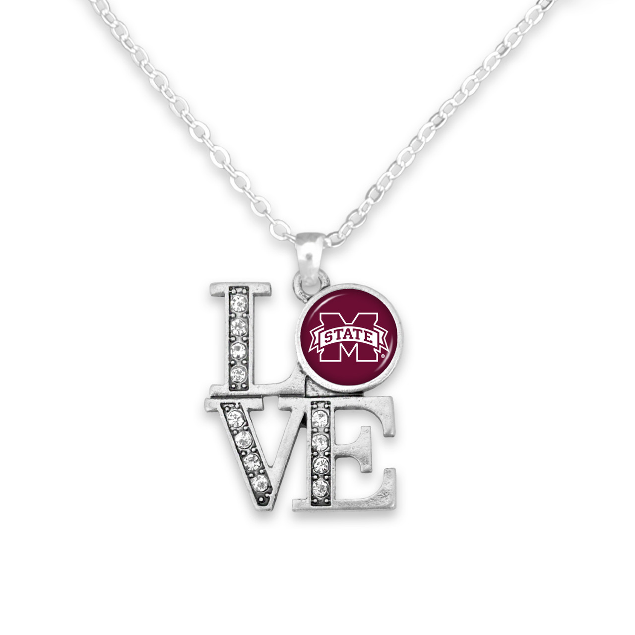 Mississippi State Bulldogs Necklace- LOVE