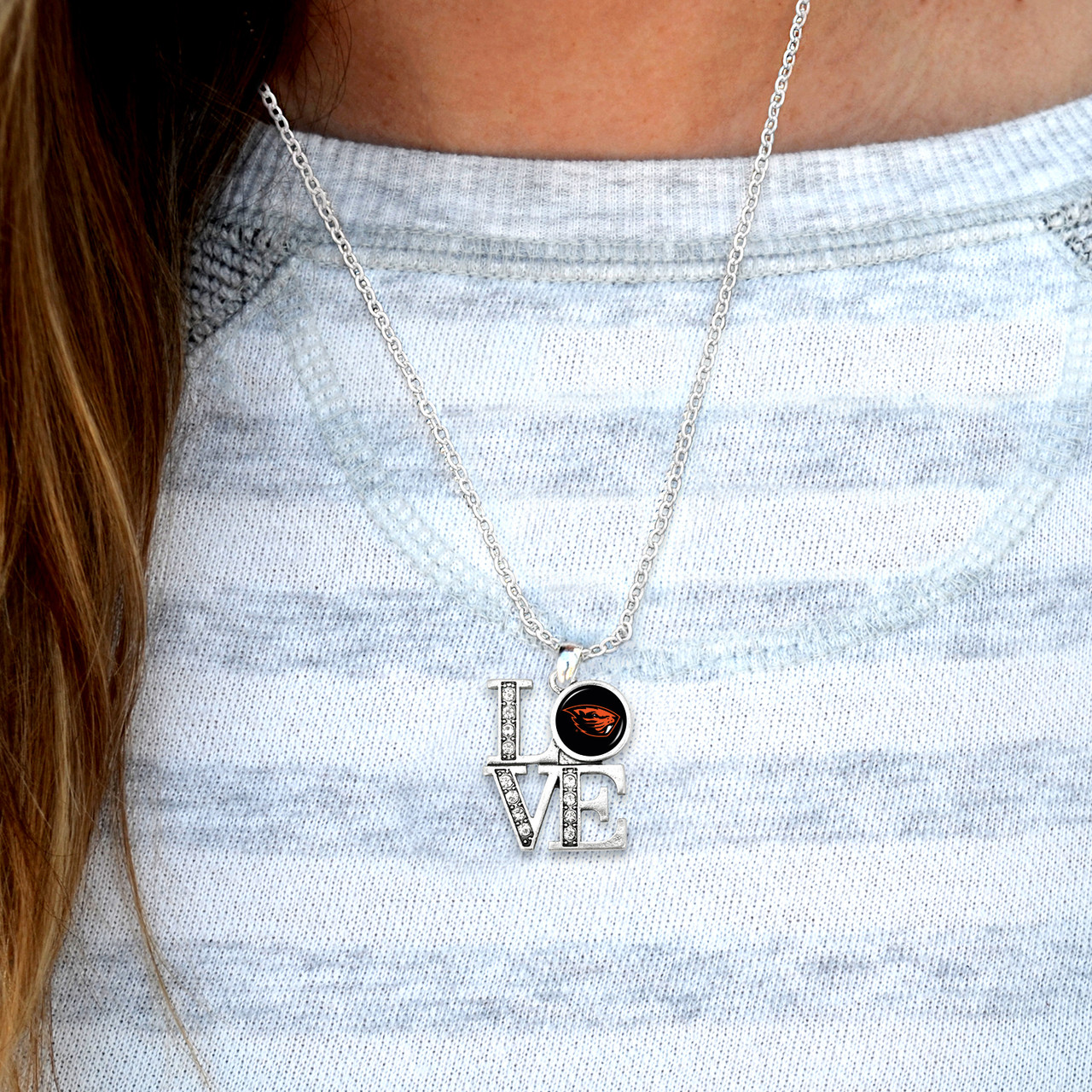 Oregon State Beavers Necklace- LOVE
