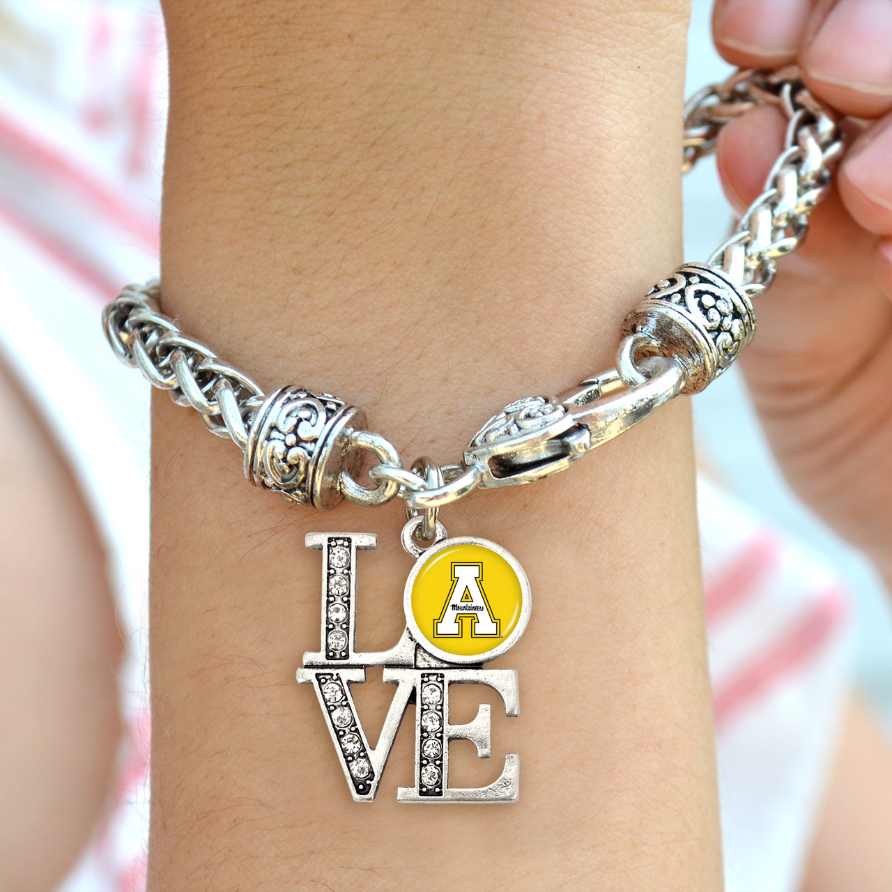 Appalachian State Mountaineers Bracelet- LOVE