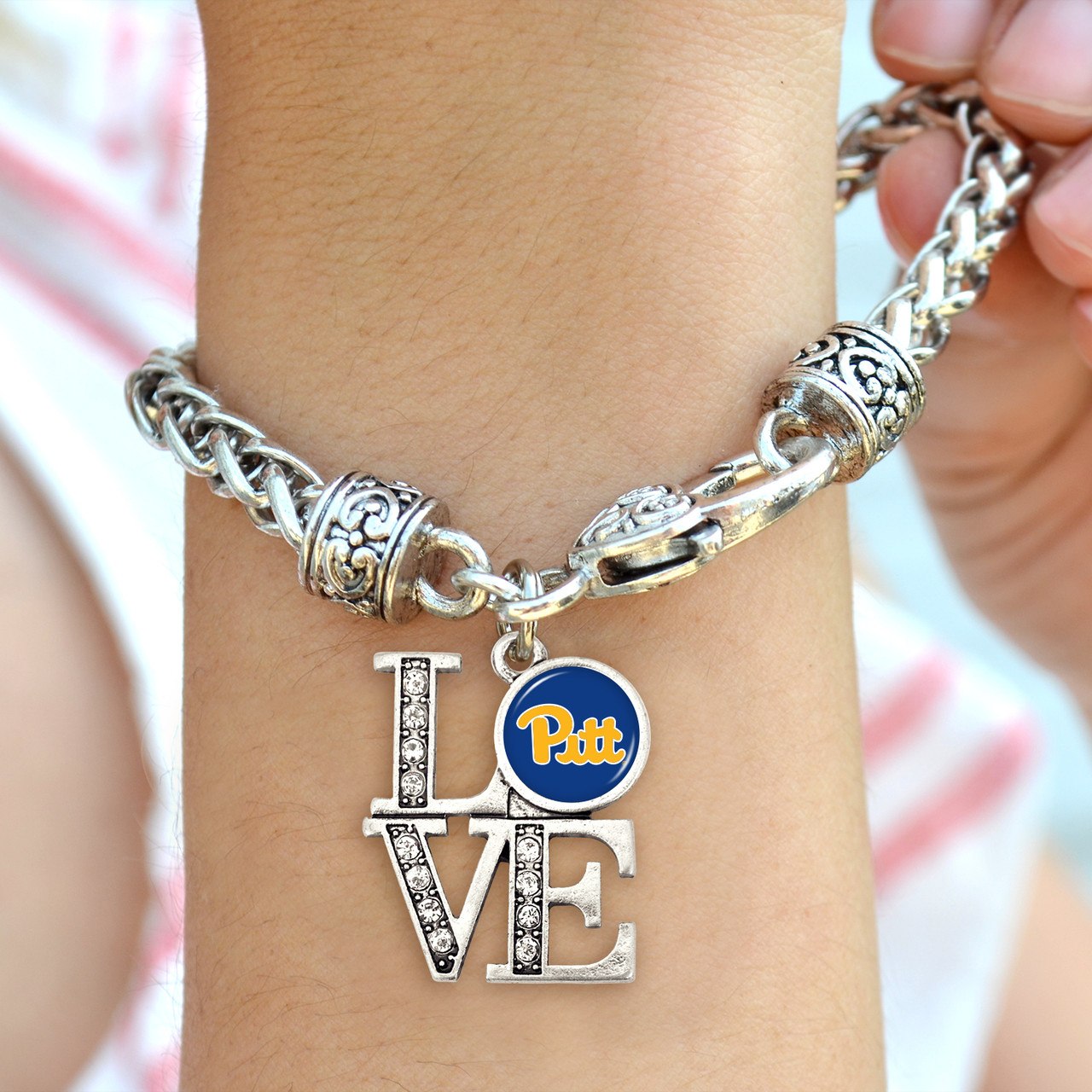 Pittsburgh Panthers Bracelet- LOVE