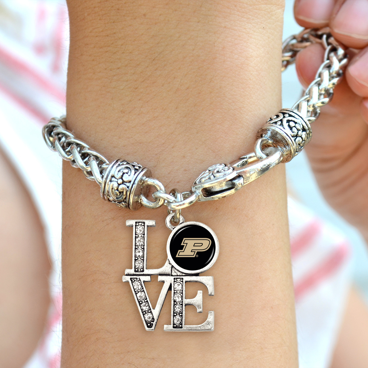 Purdue Boilermakers Bracelet- LOVE