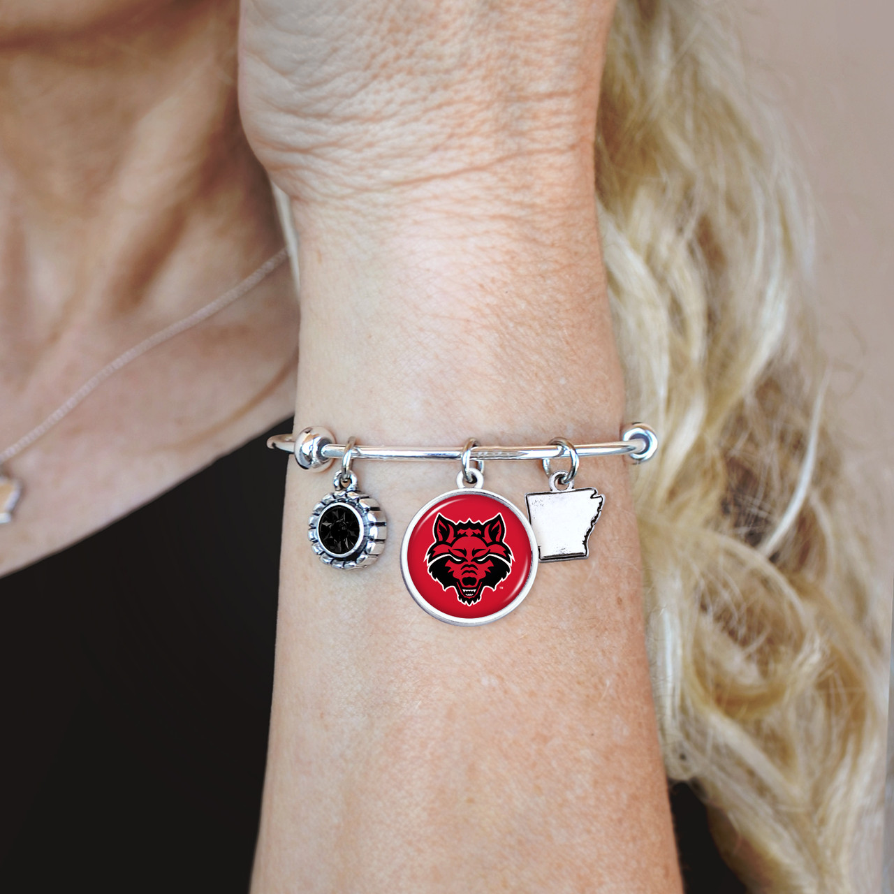 Arkansas State Red Wolves Bracelet- Home Sweet School