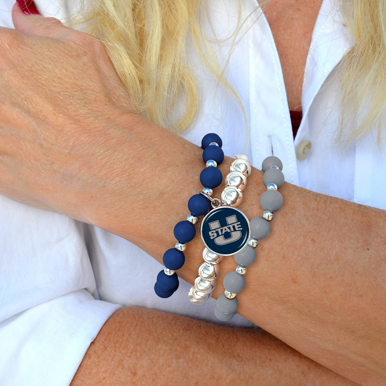 Utah State Aggies Bracelet- Amanda Stack- Silicone