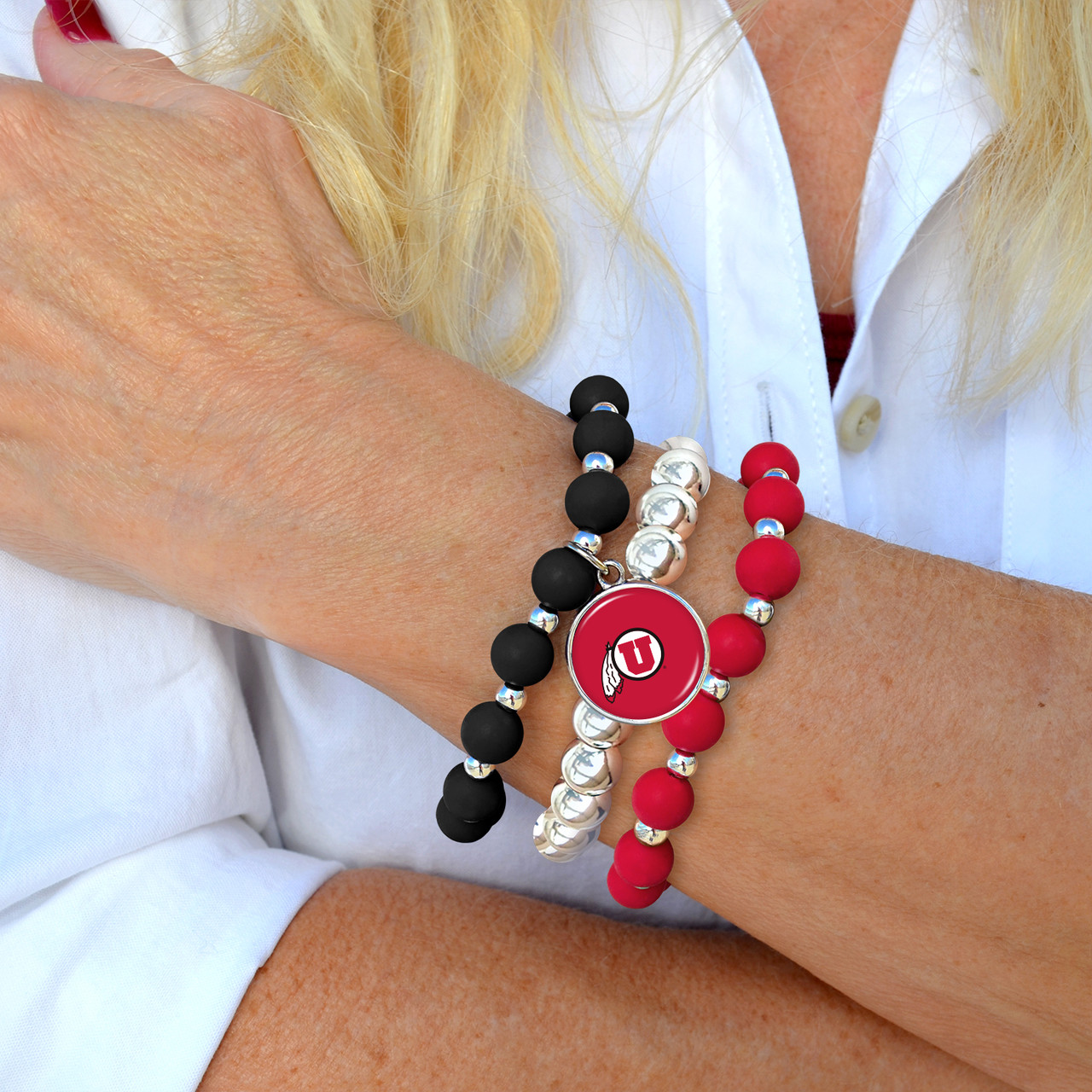 Utah Utes Bracelet- Amanda Stack- Silicone