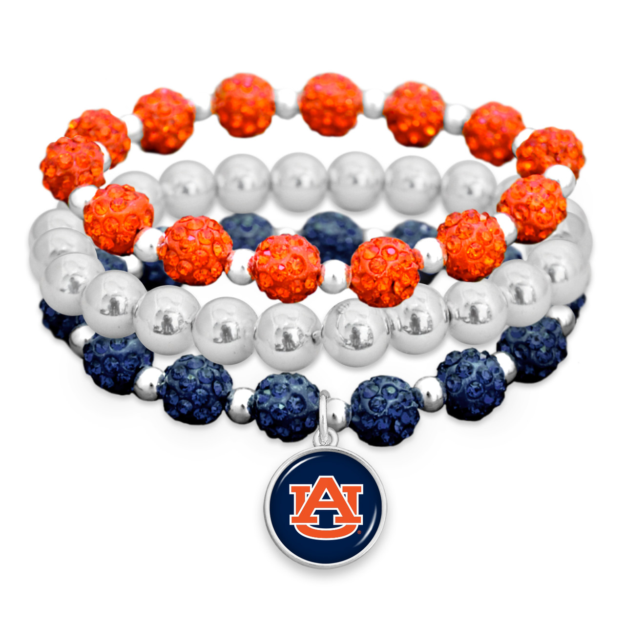 Auburn Tigers Bracelet- Amanda Stack- Sparkle