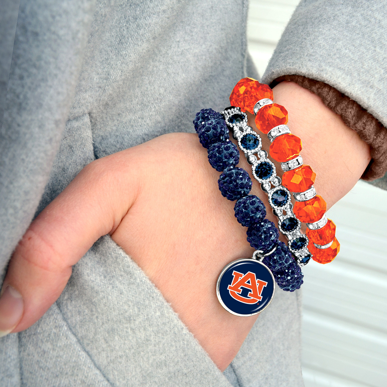 Auburn Tigers Bracelet- Amanda Stack- Crystal