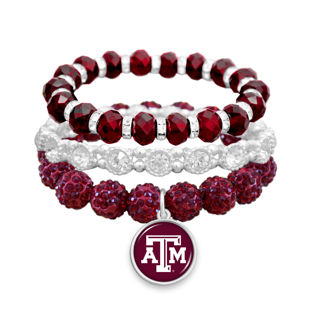 Texas A&M Aggies Bracelet- Amanda Stack- Crystal