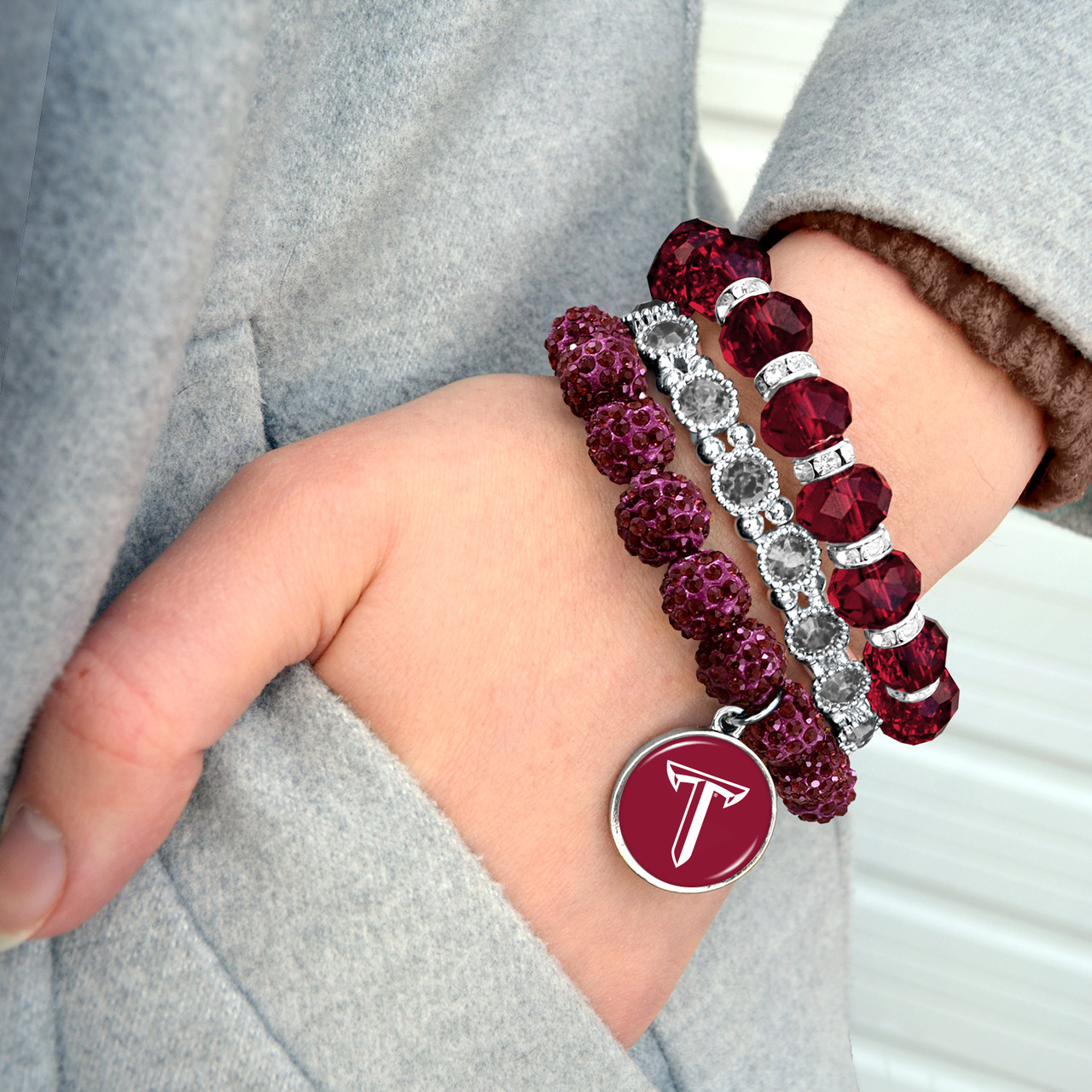 Troy Trojans Bracelet- Amanda Stack- Crystal