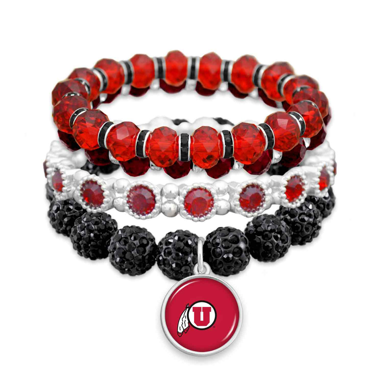 Utah Utes Bracelet- Amanda Stack- Crystal
