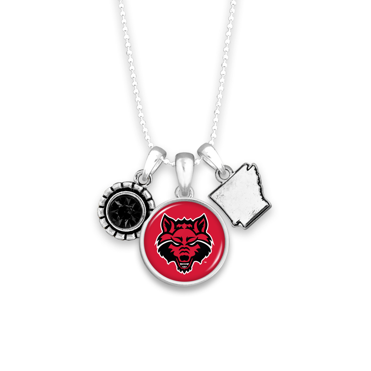 Arkansas State Red Wolves Necklace- Home Sweet School