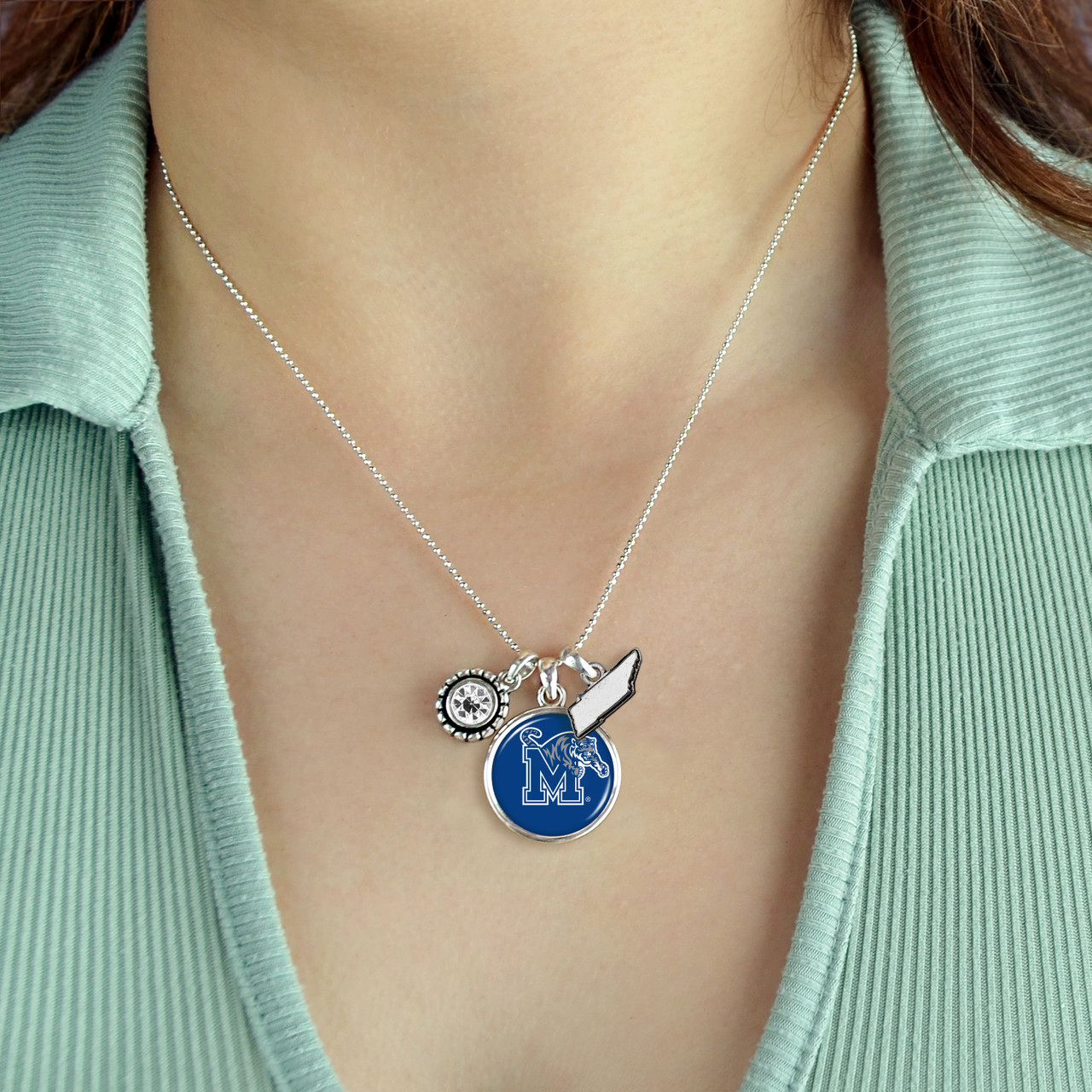 Memphis Tigers Necklace- Home Sweet School