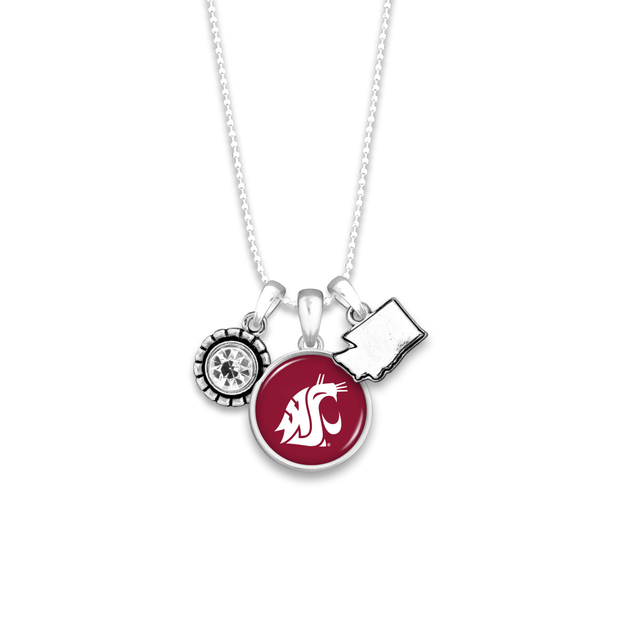 Washington State Cougars Necklace- Home Sweet School