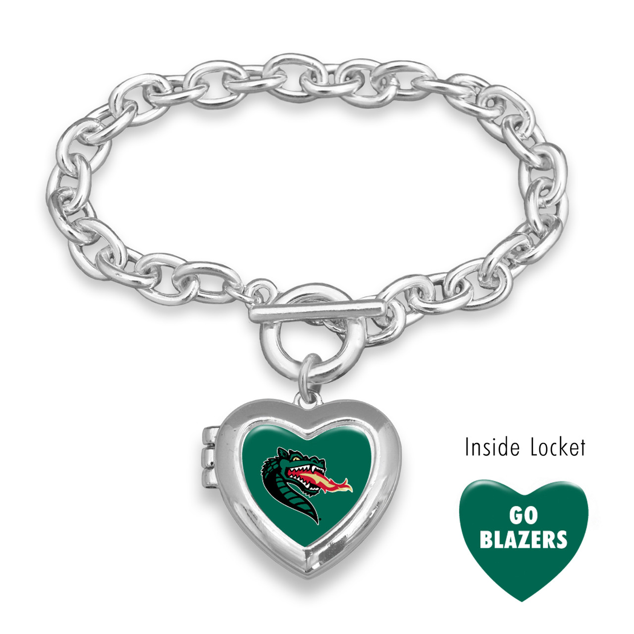 Alabama-Birmingham Blazers Toggle Bracelet- Bella Locket