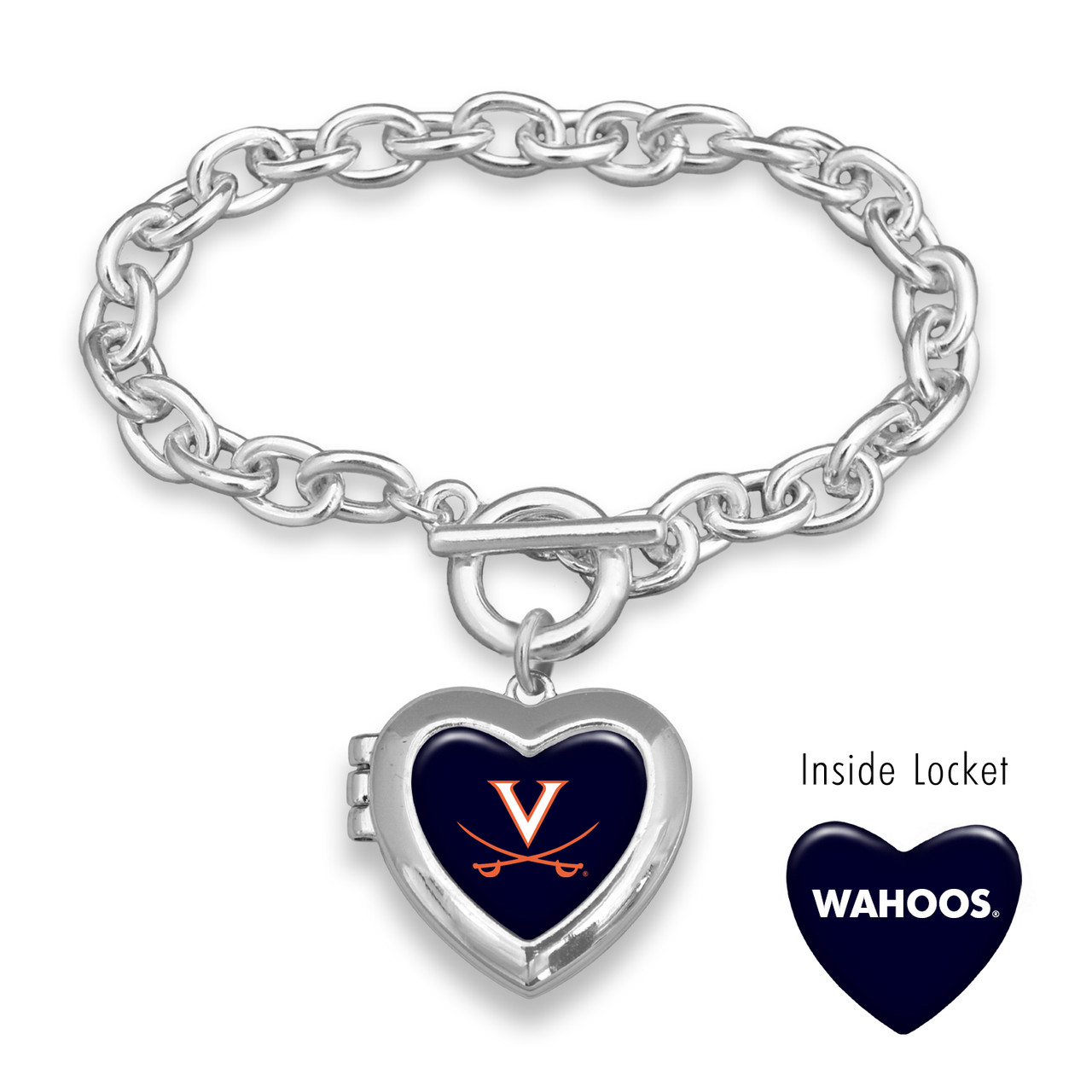 Virginia Cavaliers Toggle Bracelet- Bella Locket