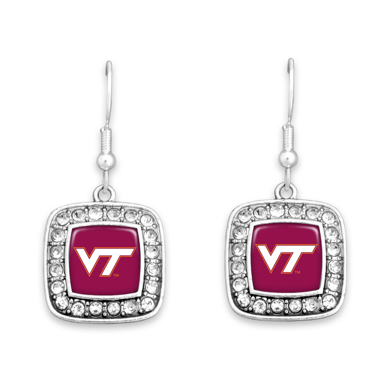 Virginia Tech Hokies Earrings- Kassi