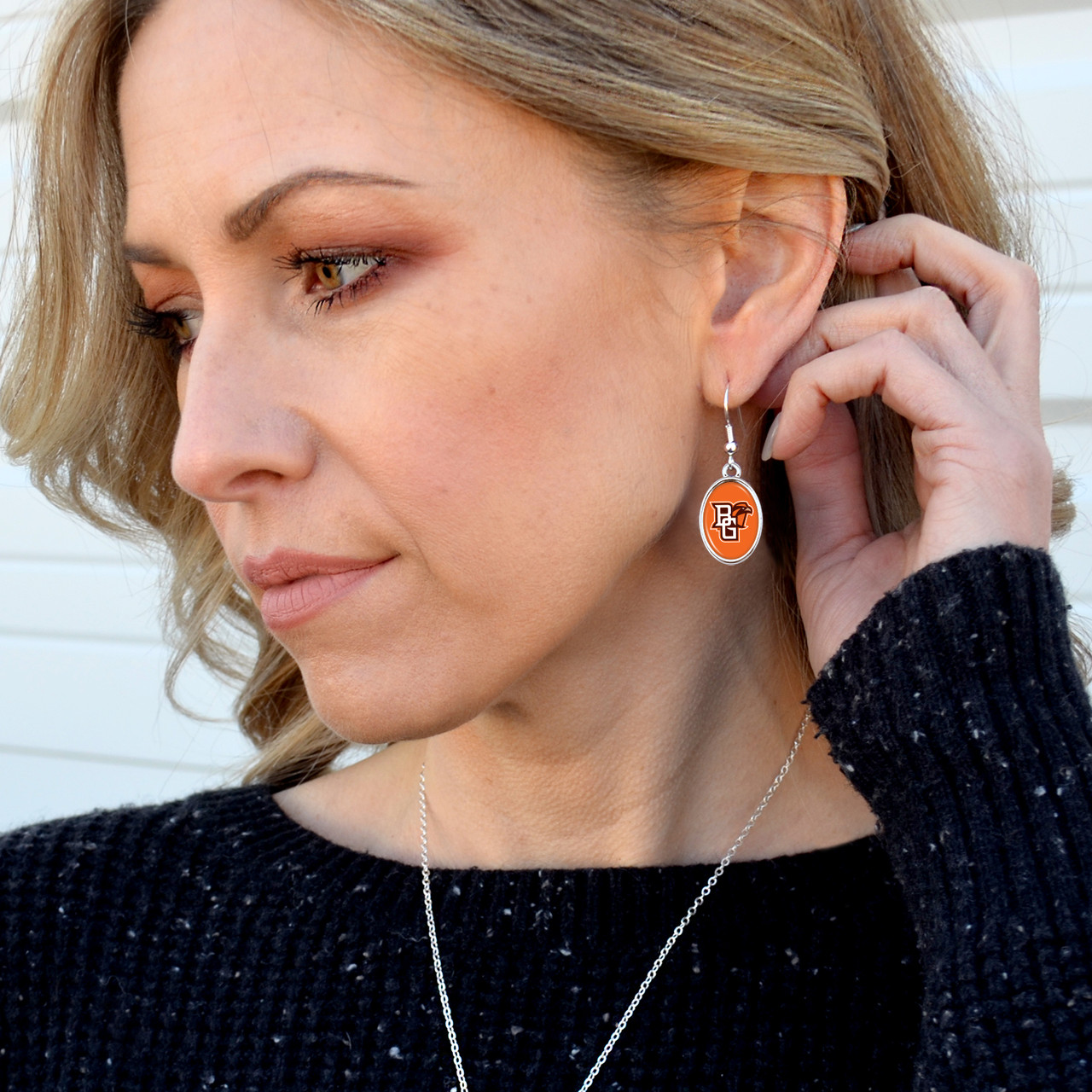 Bowling Green State Falcons Earrings- Kennedy