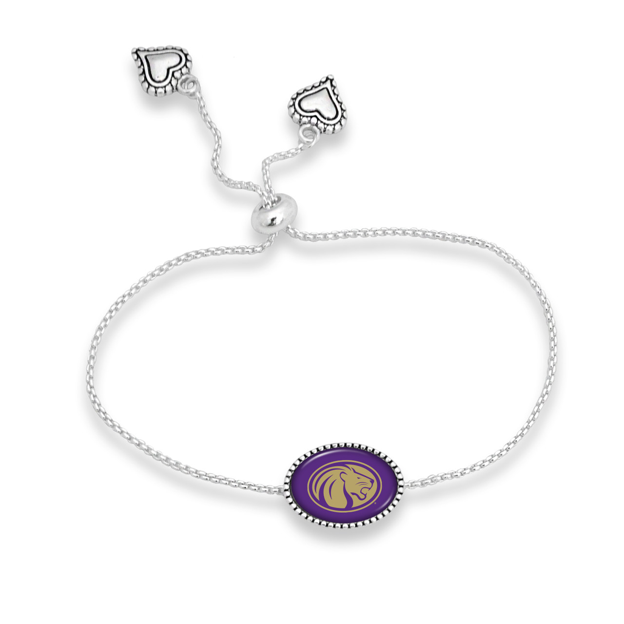 North Alabama Lions Adjustable Slider Bead Bracelet- Kennedy