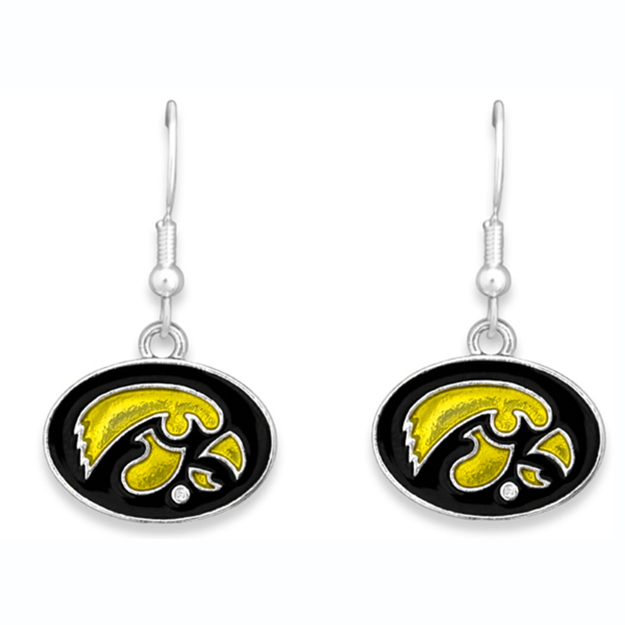 Iowa Hawkeyes Earrings- Iridescent-IA56385