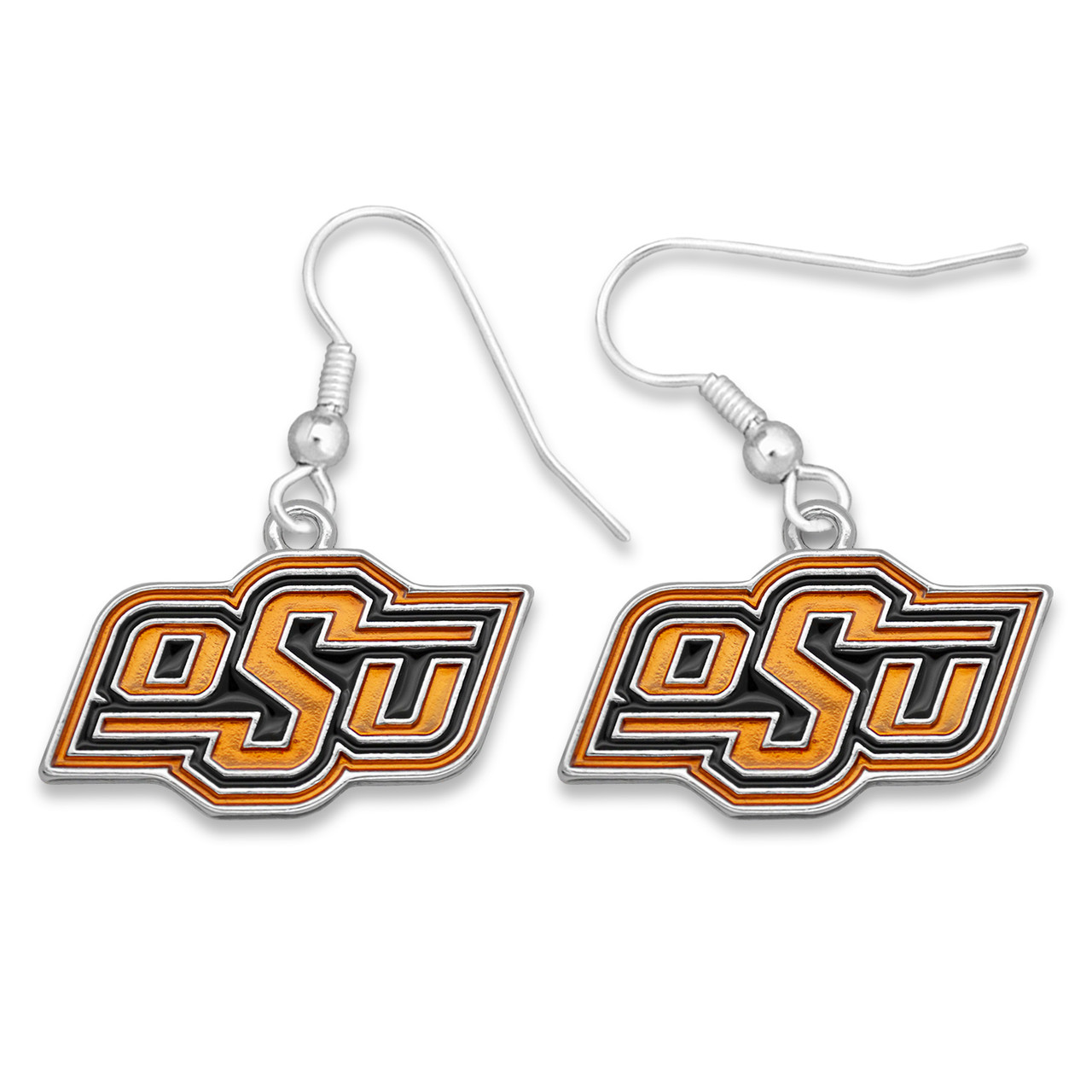 Oklahoma State Cowboys Earrings- Iridescent-OKS56401