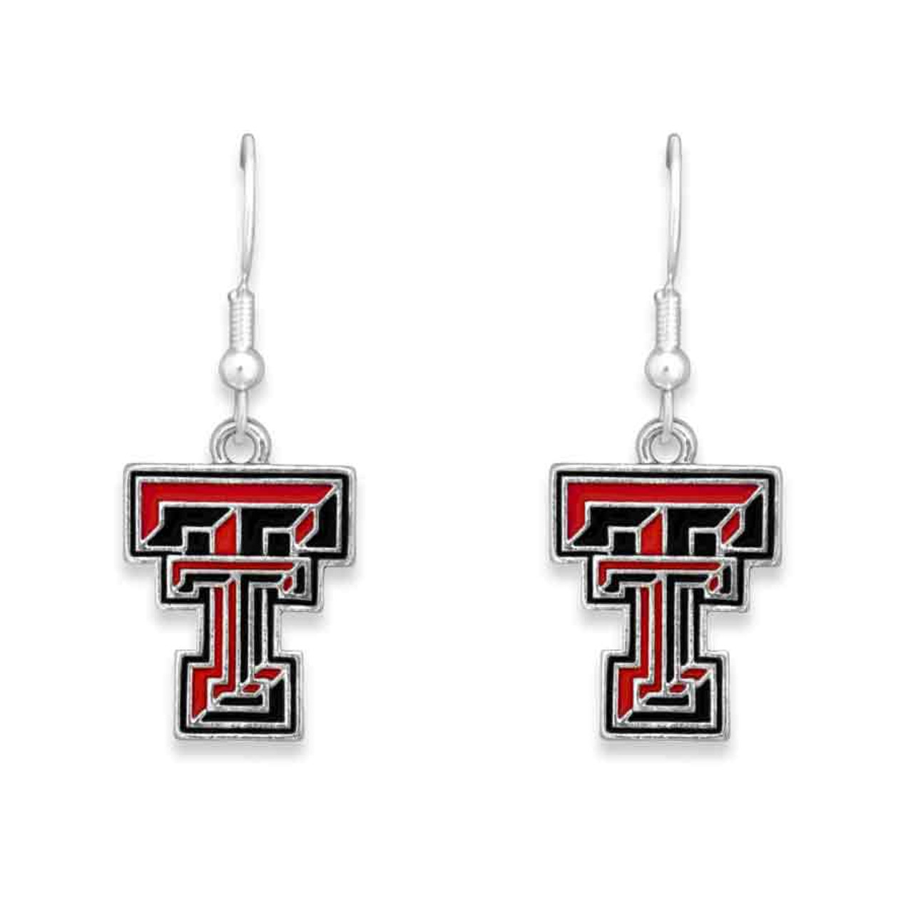 Texas Tech Red Raiders Earrings- Iridescent-TT56411