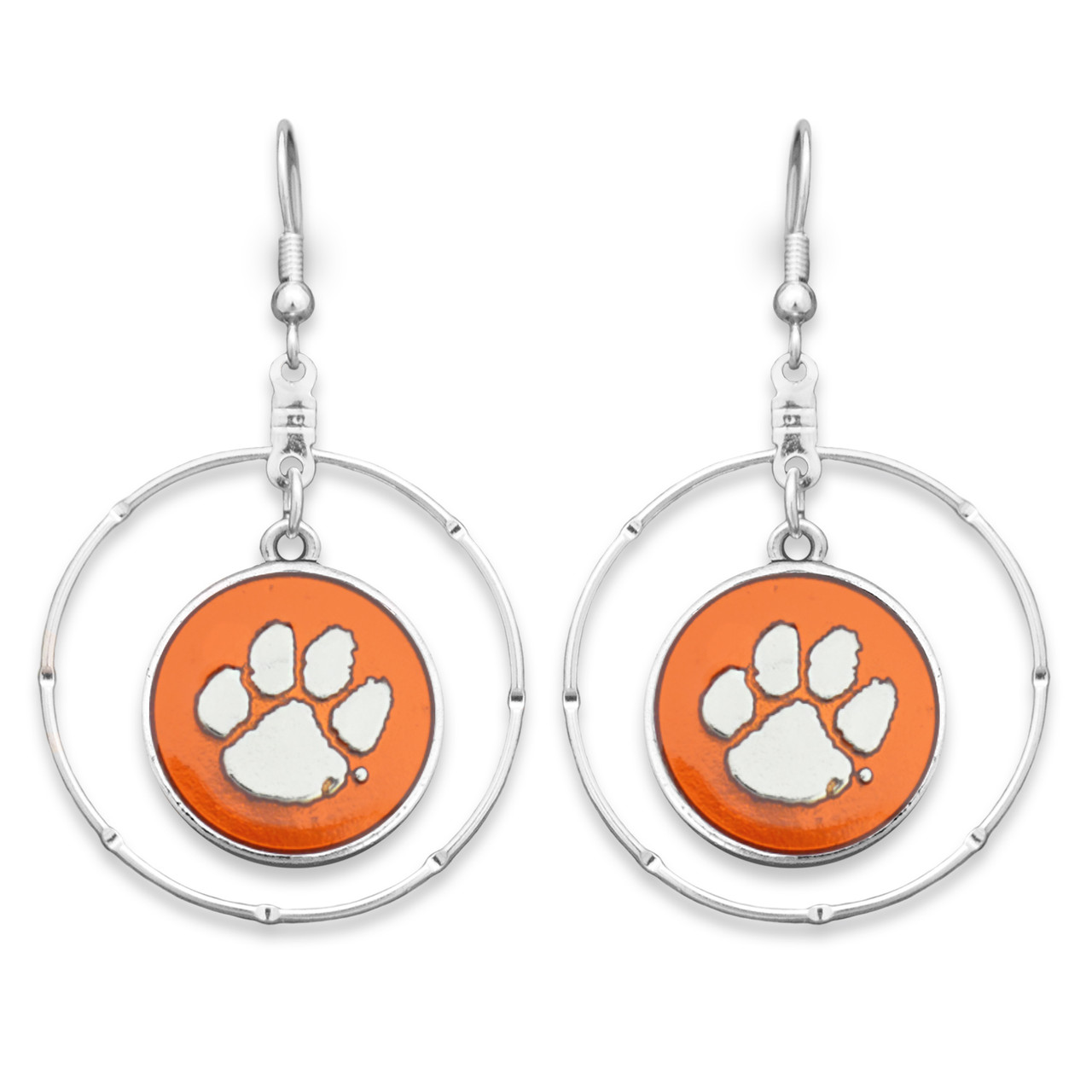 Clemson Tigers Earrings- Campus Chic-CL56160