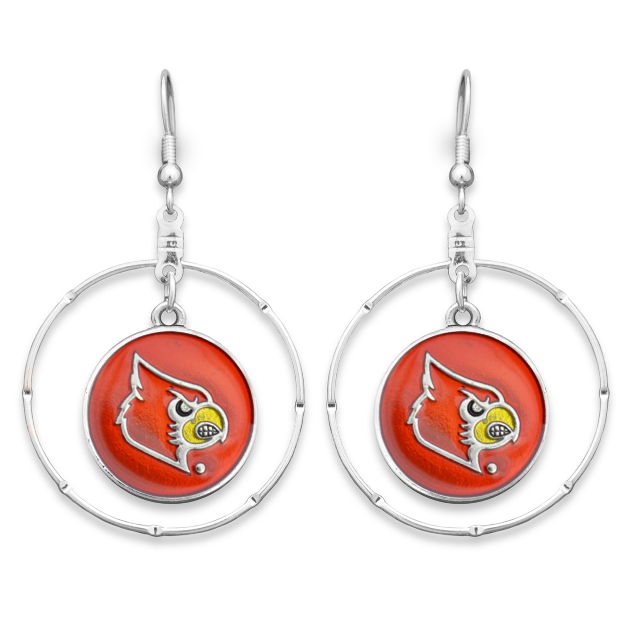 Louisville Cardinals Earrings- Campus Chic-LOU56172