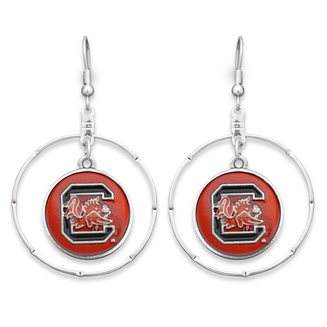 South Carolina Gamecocks Earrings- Campus Chic-USC56188