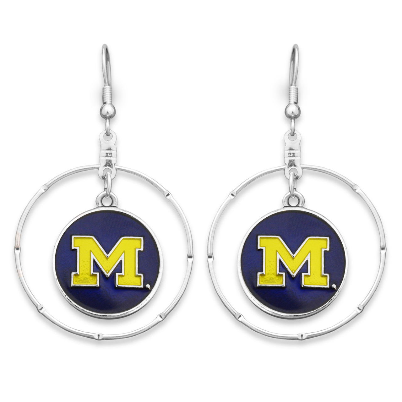 Michigan Wolverines Earrings- Campus Chic-MIC32273