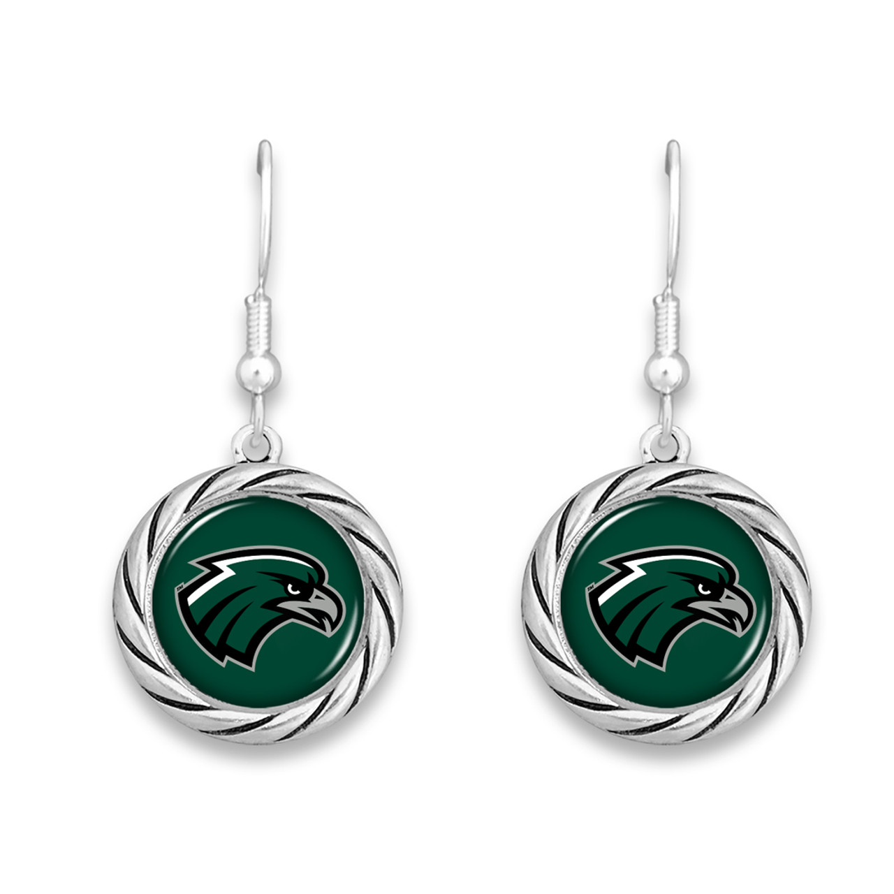 Northeastern State Riverhawks Earrings- Twisted Rope