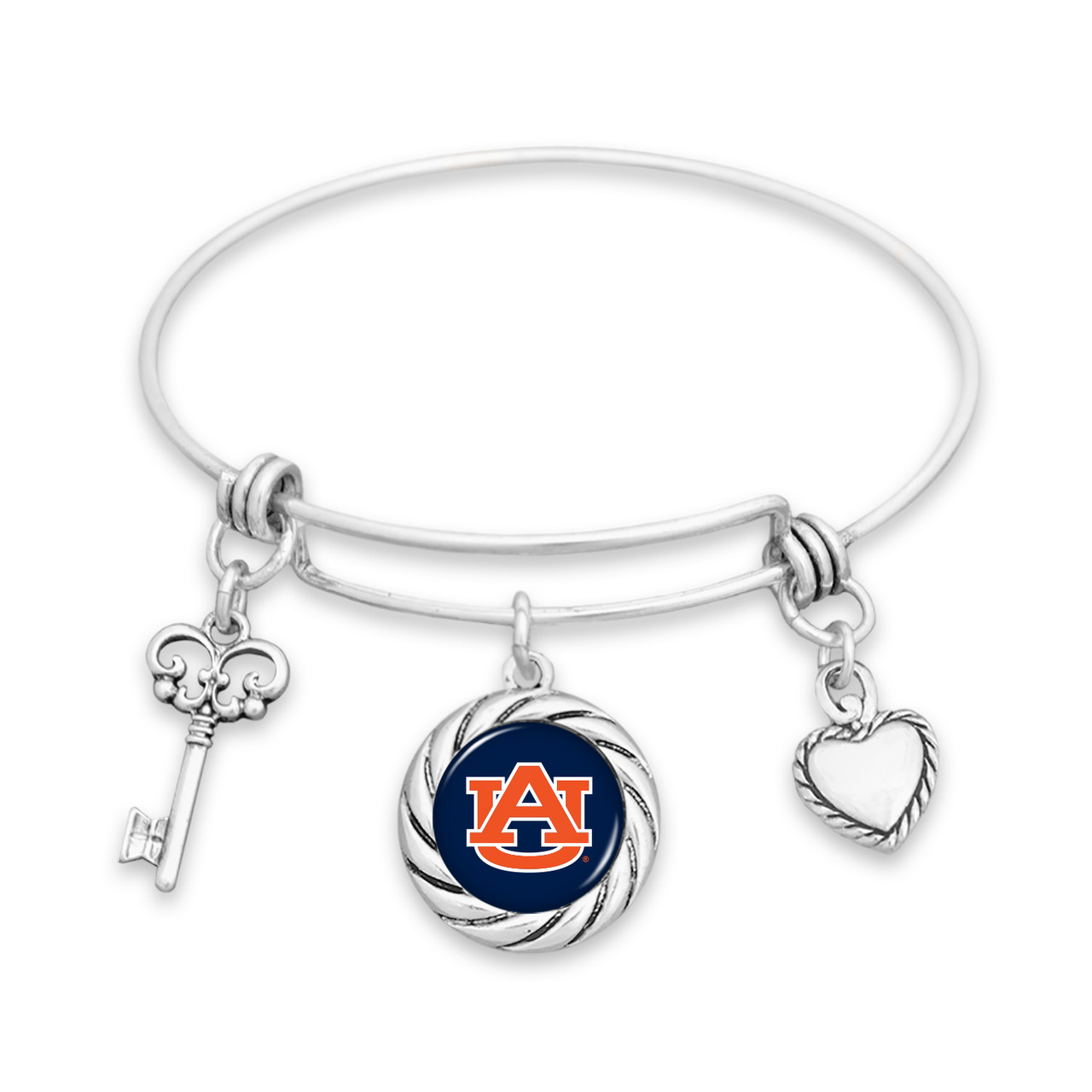 Auburn Tigers Bracelet- Twisted Rope