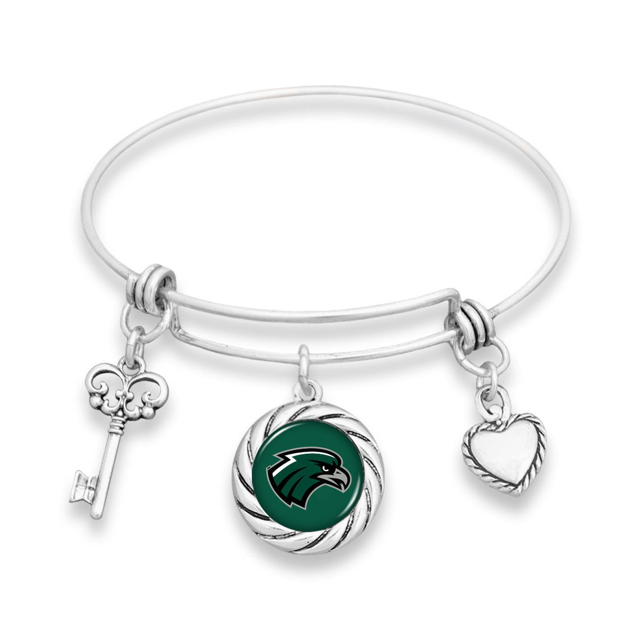 Northeastern State Riverhawks Bracelet- Twisted Rope