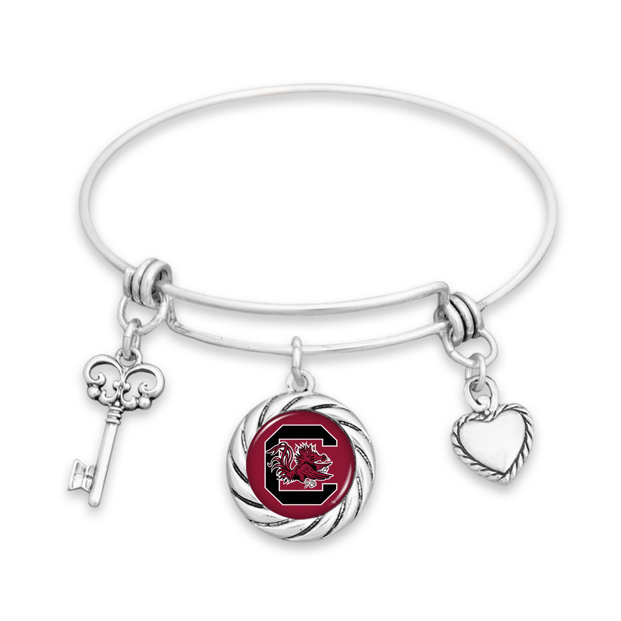 South Carolina Gamecocks Bracelet- Twisted Rope