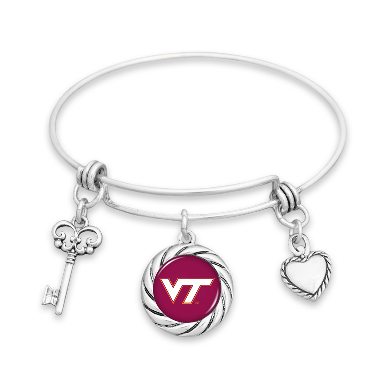 Virginia Tech Hokies Bracelet- Twisted Rope