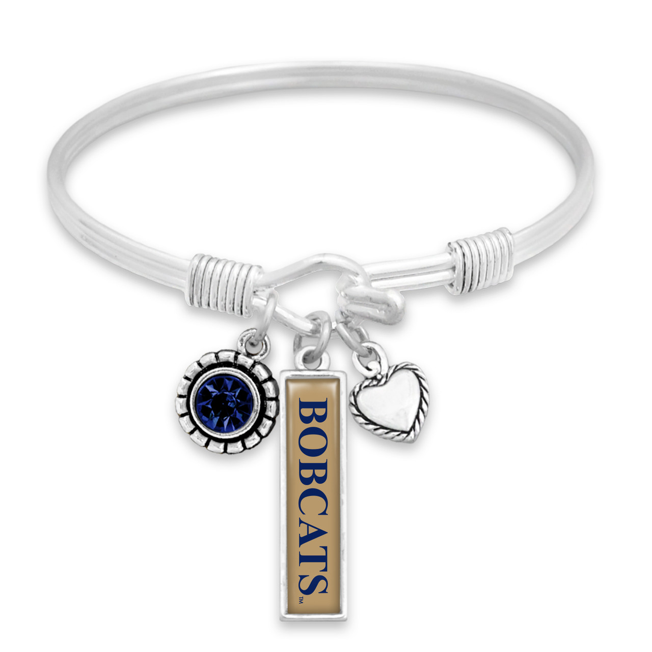 Montana State Bobcats Bracelet- Triple Charm