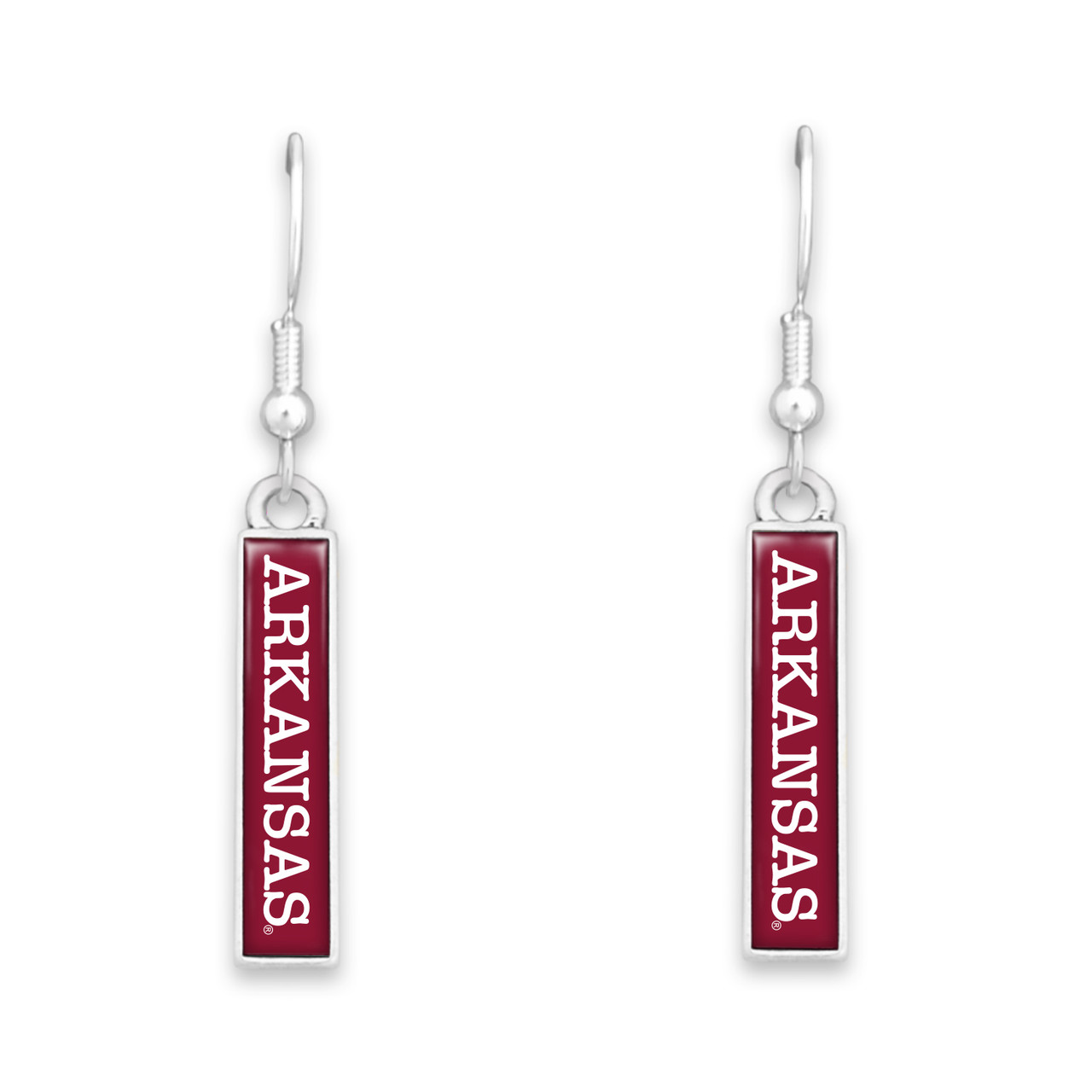 Arkansas Razorbacks Earrings- Nameplate