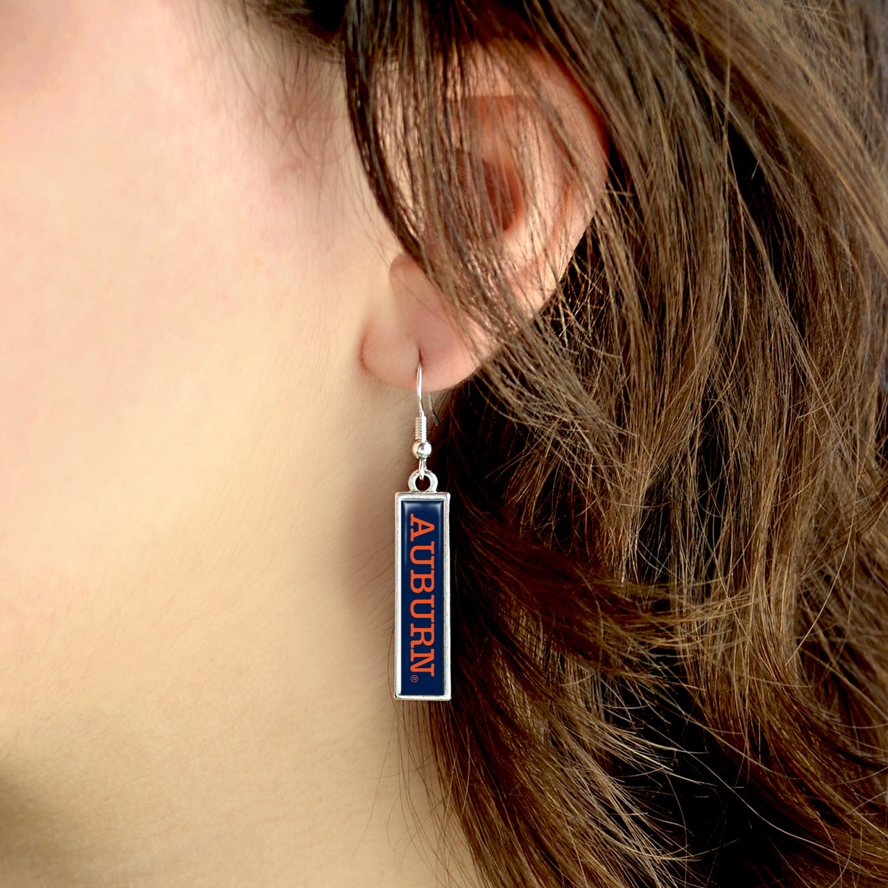 Auburn Tigers Earrings- Nameplate