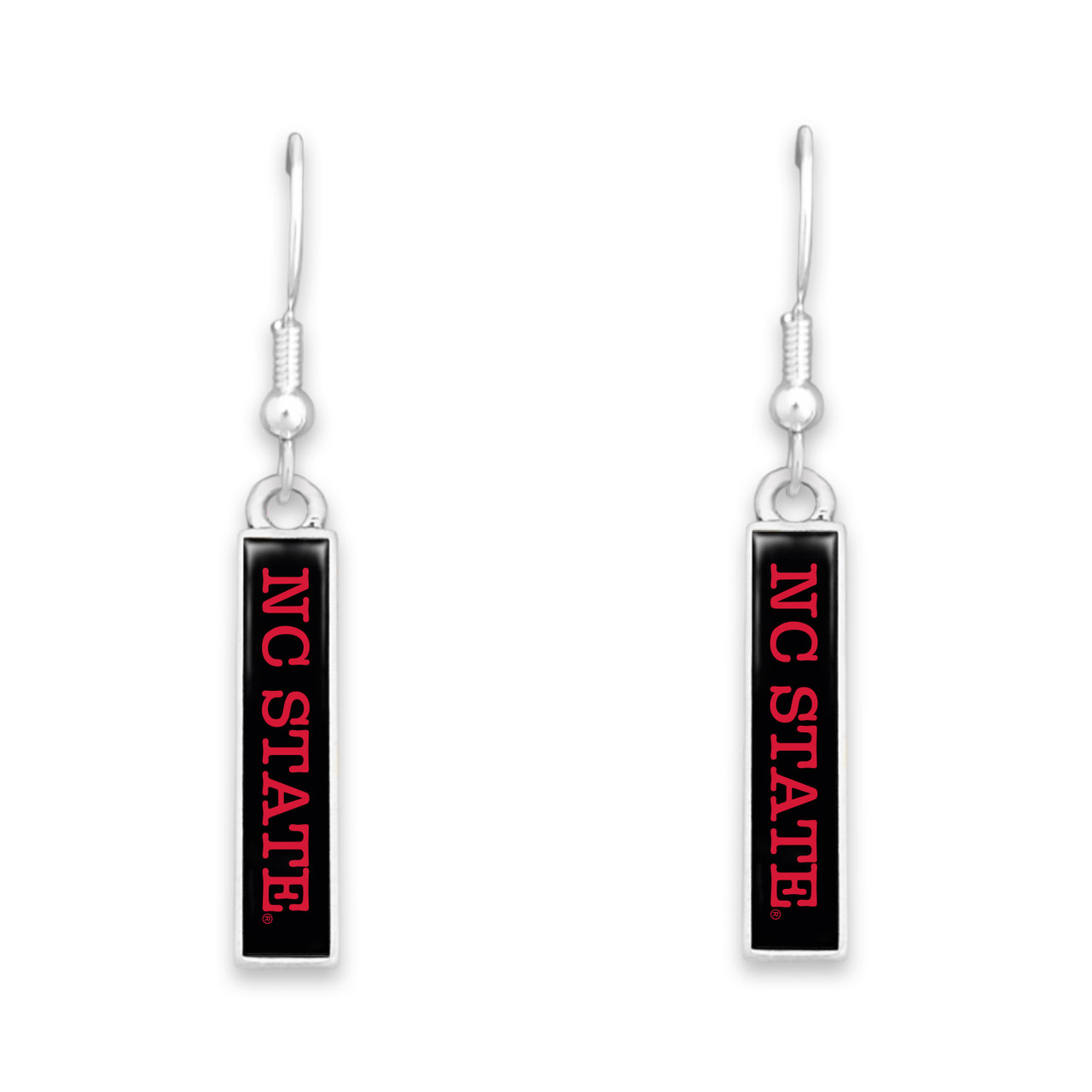 NC State Wolfpack Earrings- Nameplate