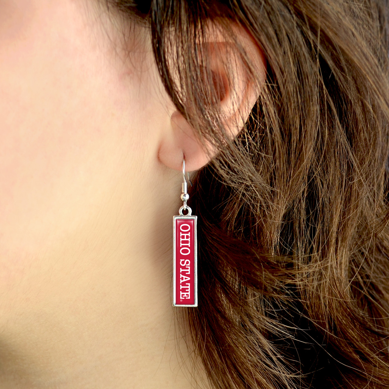 Ohio State Buckeyes Earrings- Nameplate