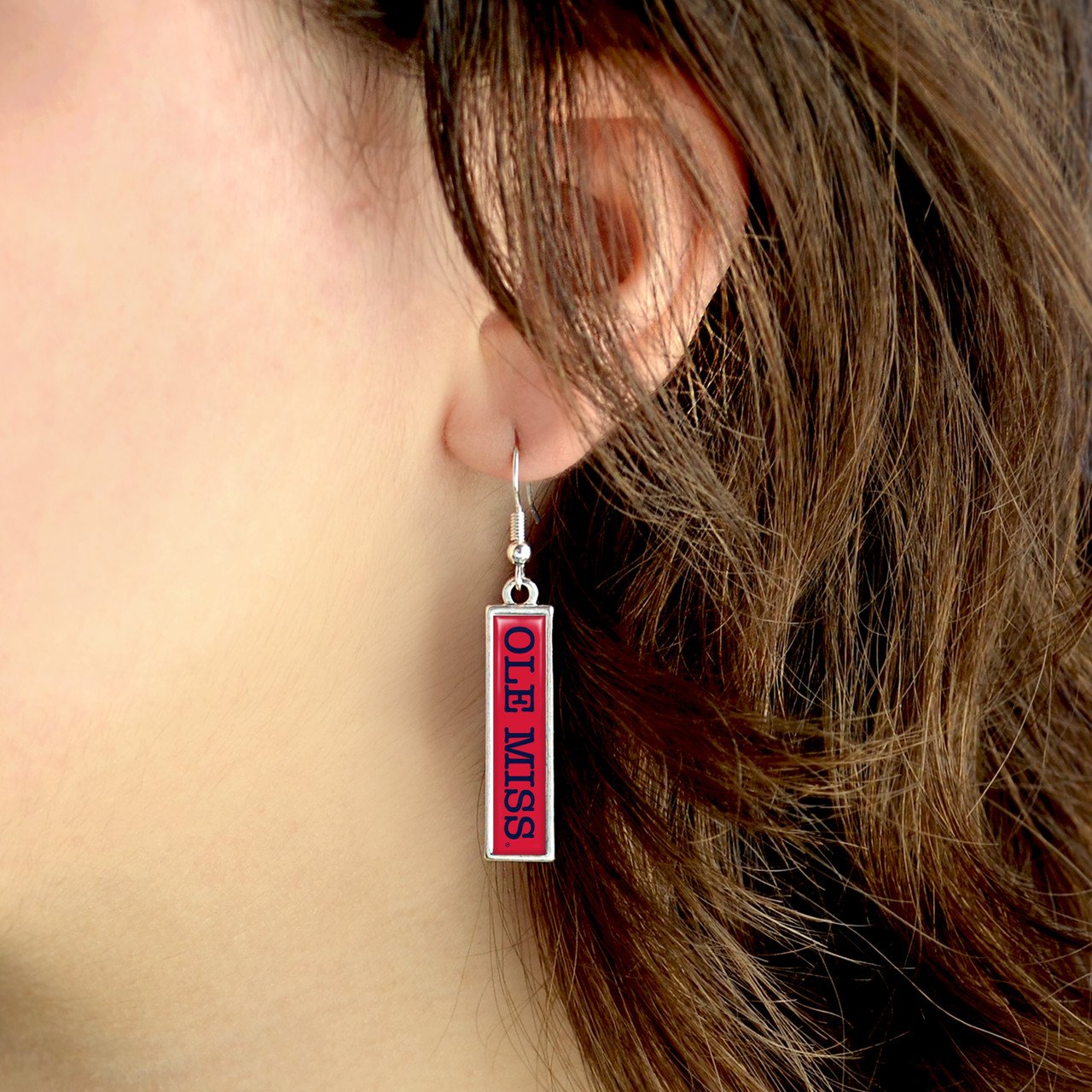 Ole Miss Rebels Earrings- Nameplate