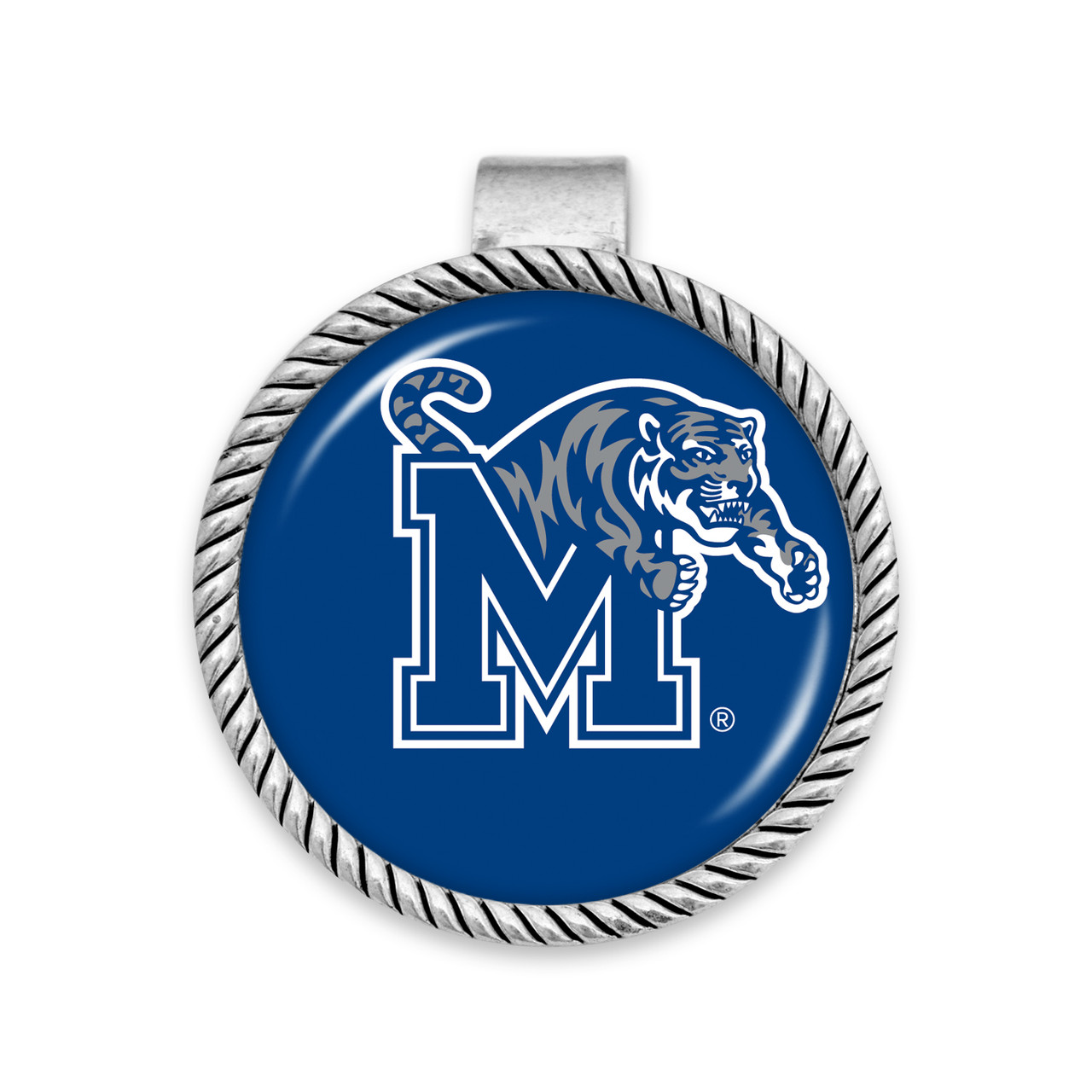 Memphis Tigers Visor Clip- Primary Logo