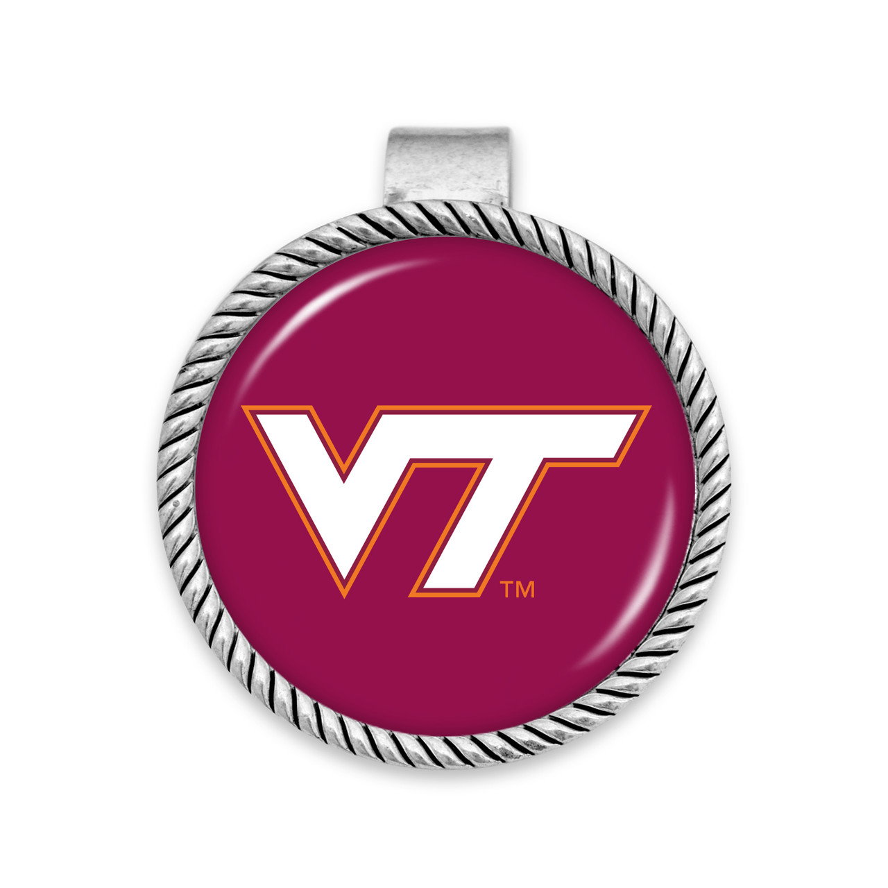 Virginia Tech Hokies Visor Clip- Primary Logo