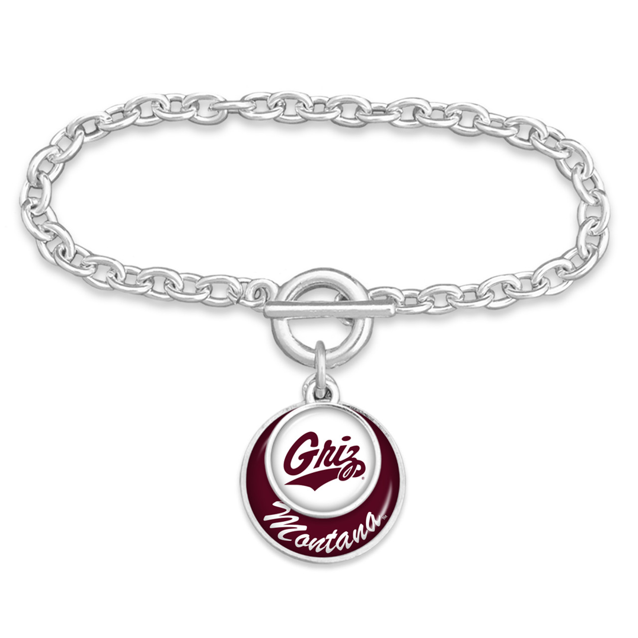 Montana Grizzlies Bracelet- Stacked Disk