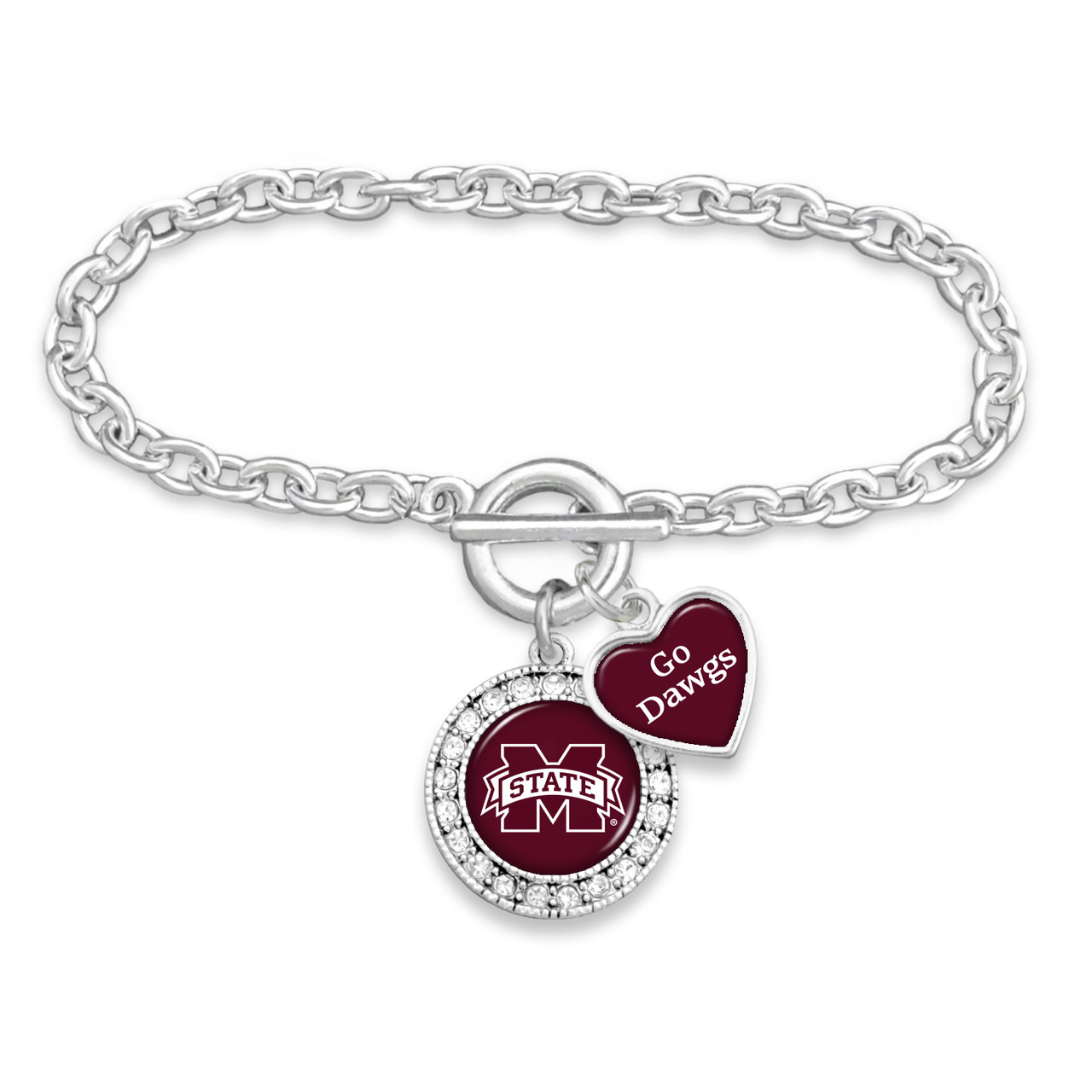 Mississippi State Bulldogs Bracelet- Spirit Slogan