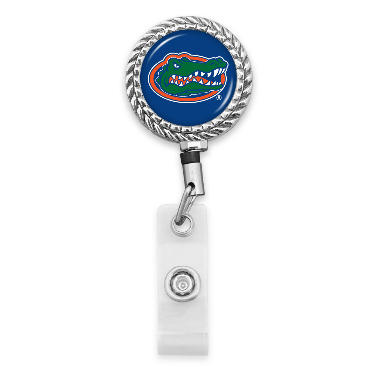 Florida Gators Belt Clip Badge Reel- Rope Edge