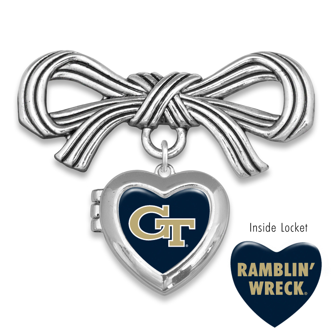 Georgia Tech Yellow Jackets  Brooch- Bella Locket