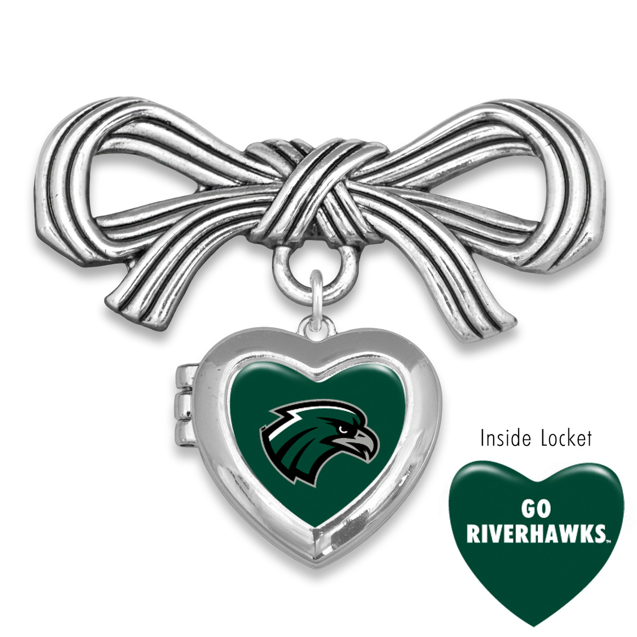 Northeastern State Riverhawks  Brooch- Bella Locket