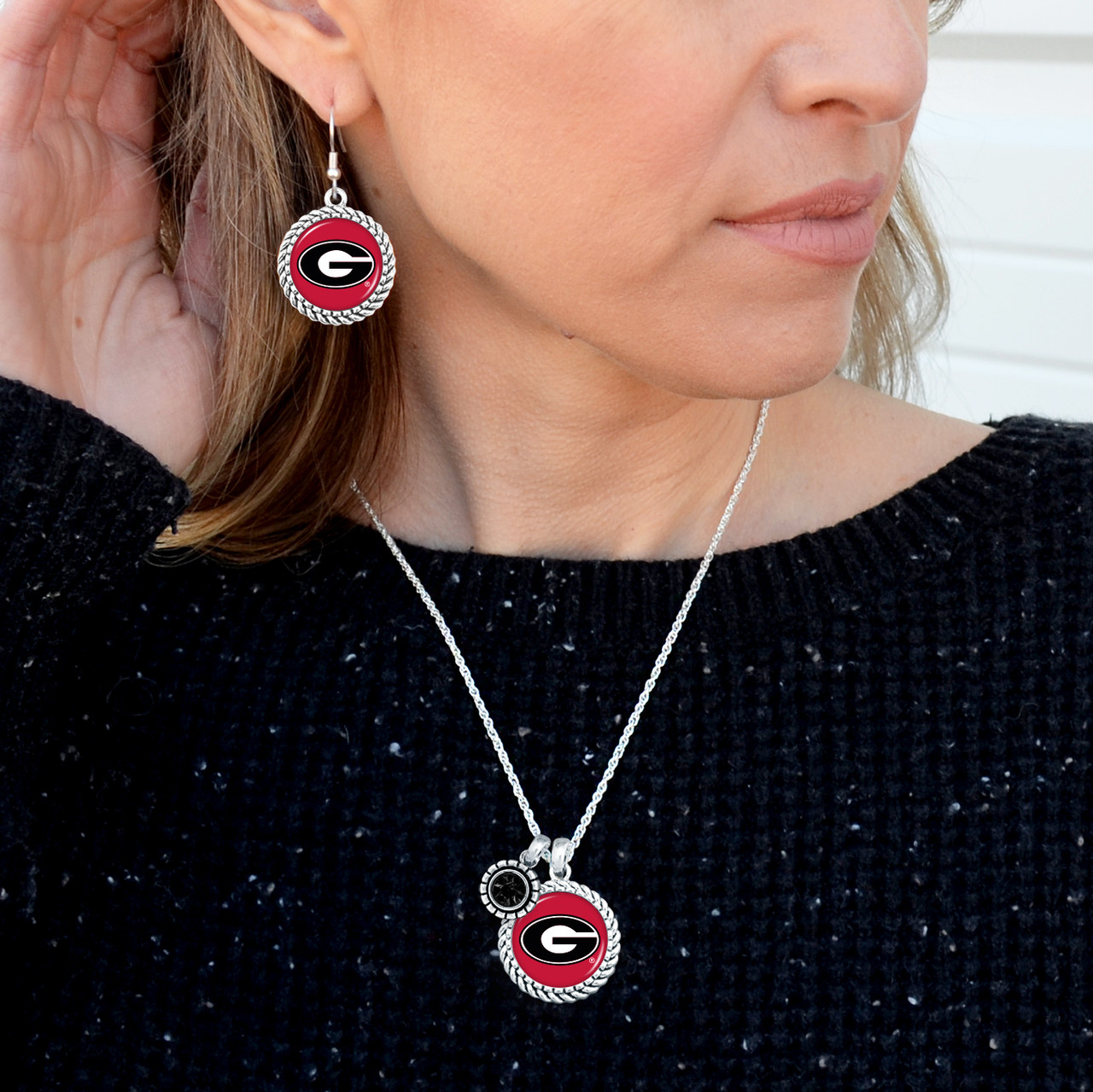 Georgia Bulldogs Necklace- Olivia