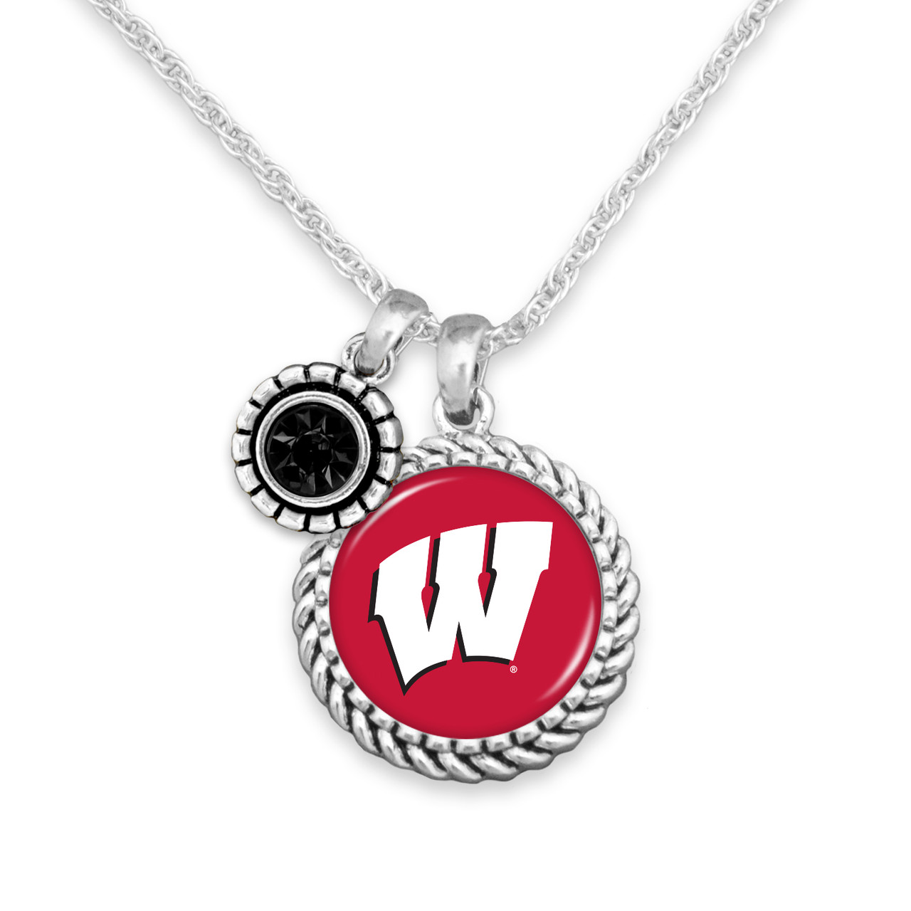 Wisconsin Badgers Necklace- Olivia