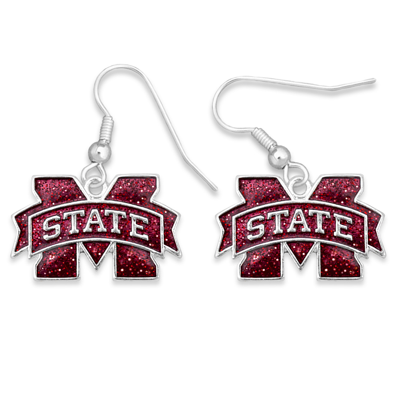 Mississippi State Bulldogs Earrings- Game Day Glitter